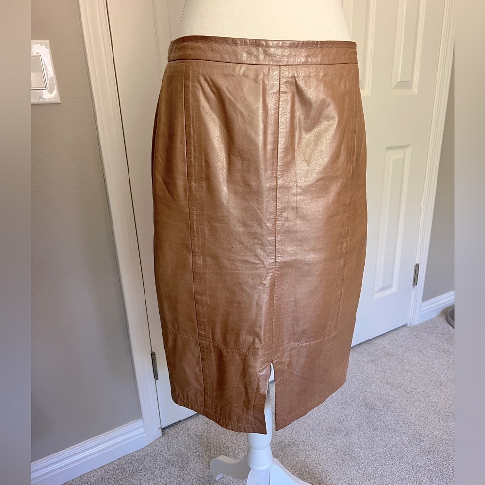 100% Leather Skirt, US 8